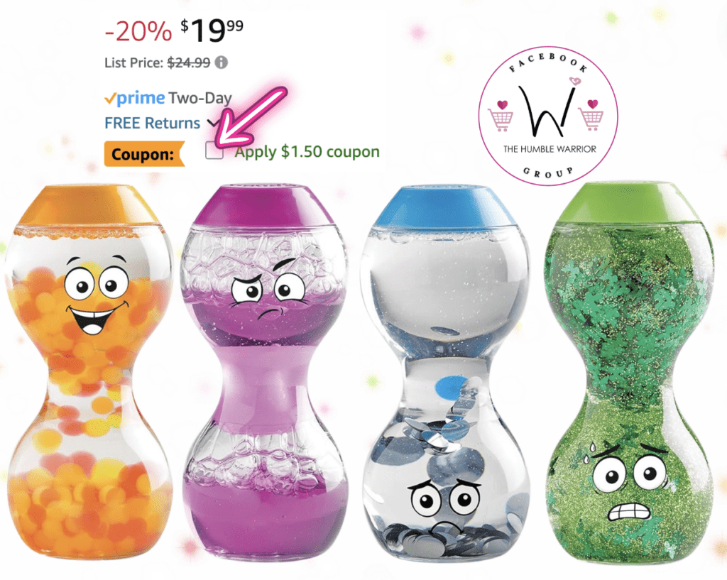 The hand2mind Express Your Feelings Sensory Bottles!